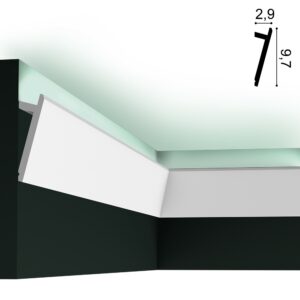 Schräge Lichtvoute für indirekte Beleuchtung OracDecor SX179